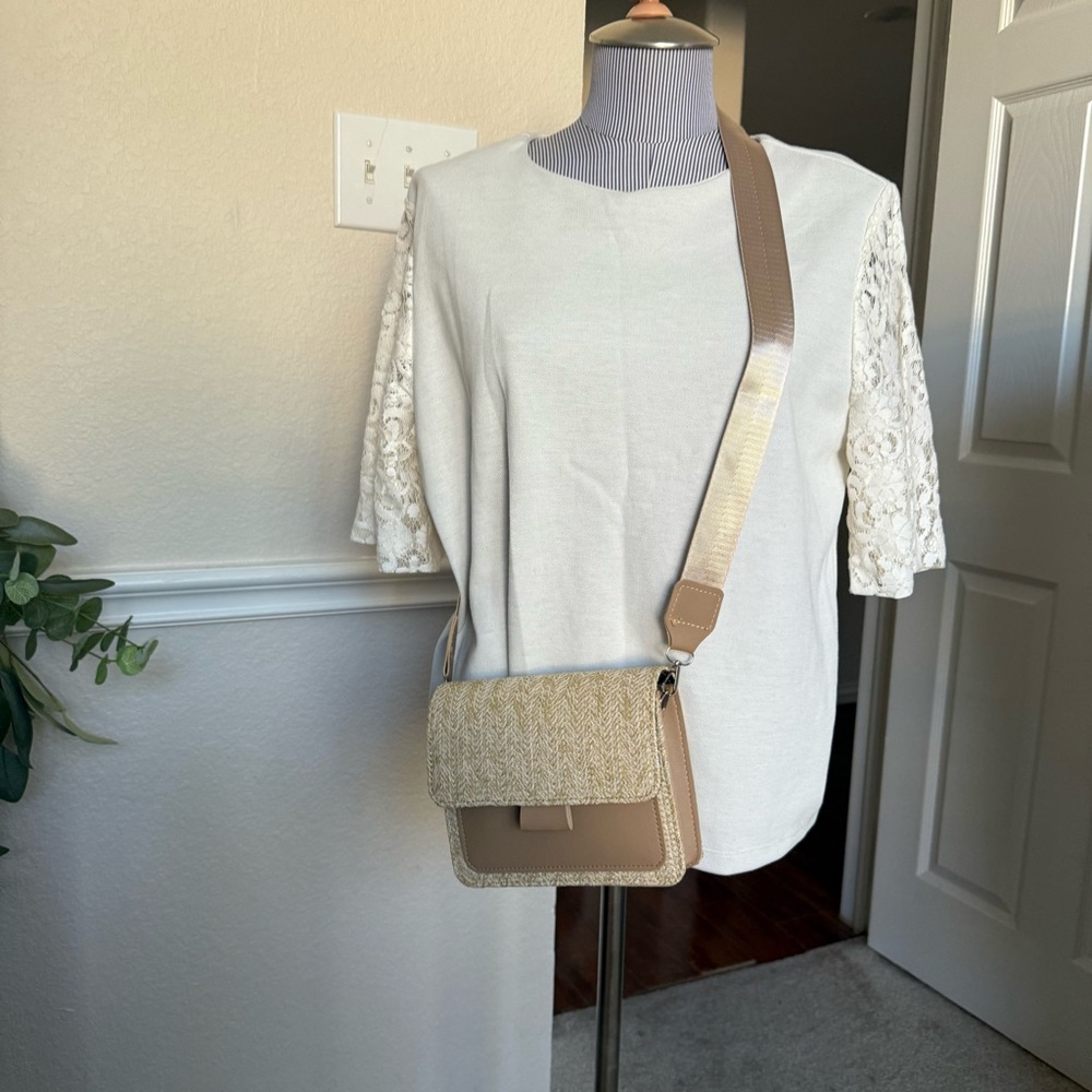 Beige Crossbody Bag - Picture 2 of 7